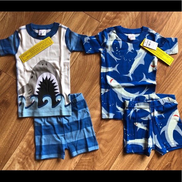 Hanna Andersson Other - NWT 3T Hanna shark pajama bundle